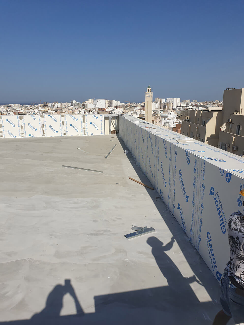 Cloisonnement plaques de ciment Tunisie