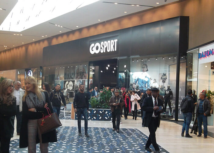 Cloisonnement placo platre Go Sport Mall of Sousse